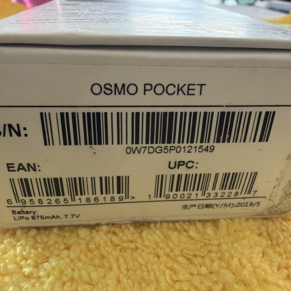 DJI Osmo Pocket Handheld Stabilizer 4K Camera - OT110