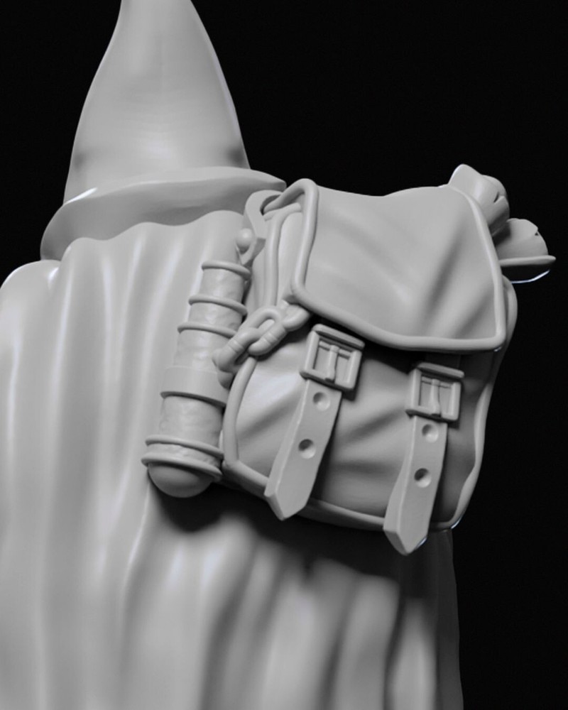 DnD Wizard Karadin Mini 32mm Scale