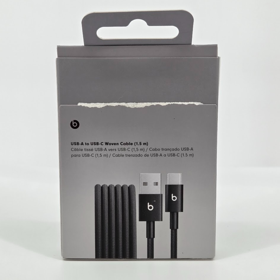 Beats USB-A to USB-C Woven Cable (1.5m) - Bolt Black