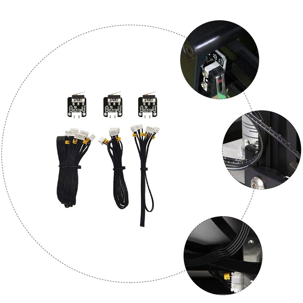 1 Set 3D Printer Stepper Motor and Limited Switch Cable with Switch