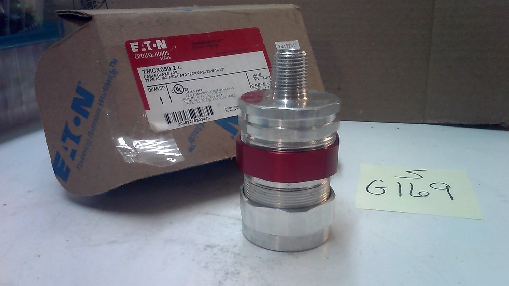 EATON TMCX0502L CABLE GLAND ( MISSING LUBE PACK)