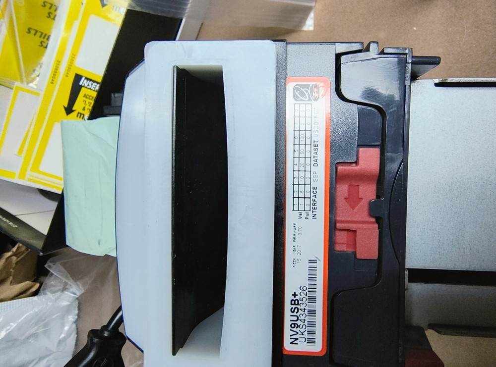 1 innovative technologies nv9usb+ bill acceptor uks43404 with printer