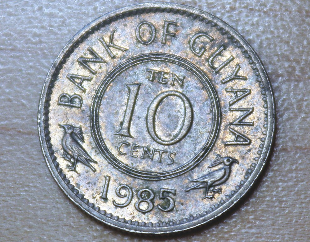 1985 Guyana 10 Cents