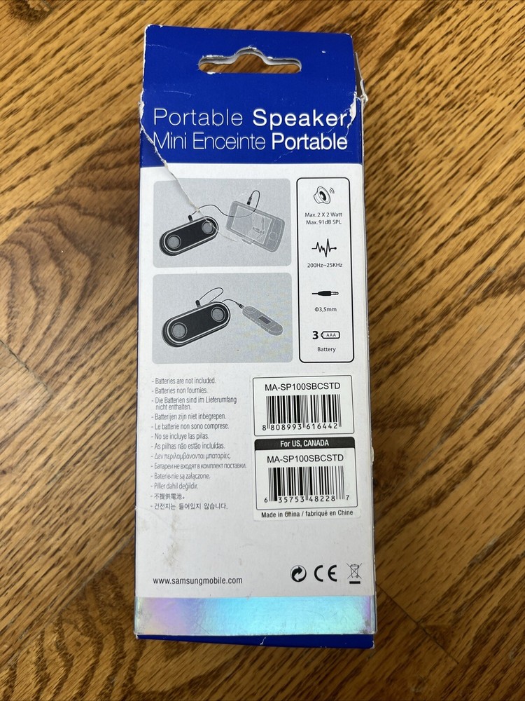 Samsung SP-100 Portable Speaker