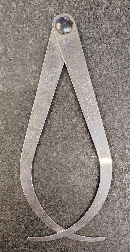 🗽MOORE & WRIGHT 10 ID / OD CALIPER MACHINIST/ TOOLMAKER EXCELLENT CONDITION