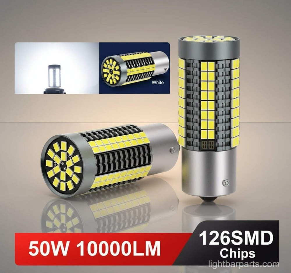 Replacement LED White Bulbs Pair - Federal Signal Code3 Lightbar Rotator