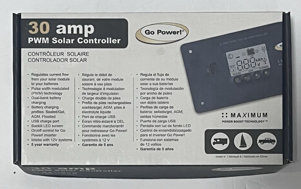 Go Power GP-PWM-30 Solar Regulator