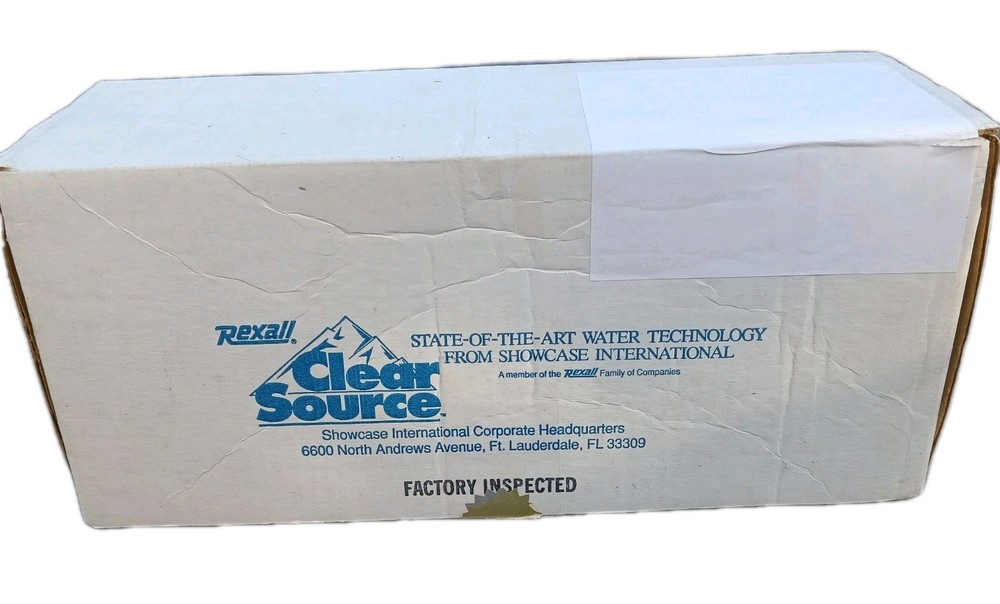 Rexall Clear Source Undercounter Tap Water Filter No 6802 Complete Install USA