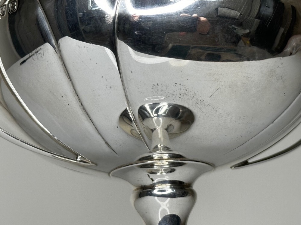 Small English Sterling Solid Silver Art Deco Sporting Hunting Trophy Cup London