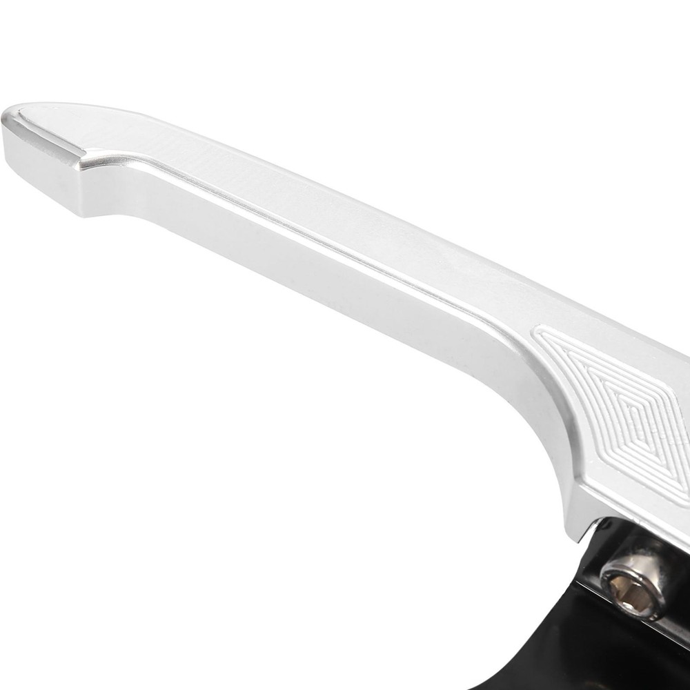 1 Pair Motorcycle Rear Seat Passenger Seat Handle Handle Silver