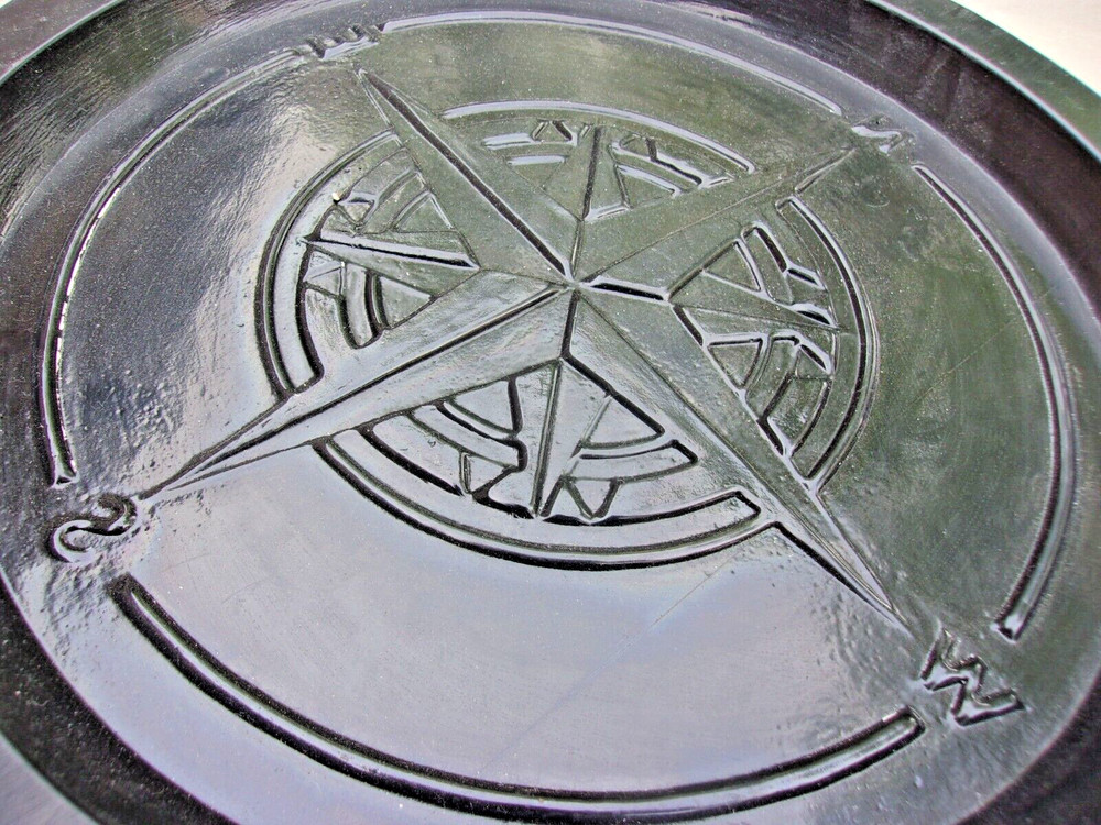 Nautical compass mold plaster cement plastic casting mould 12" x 1"