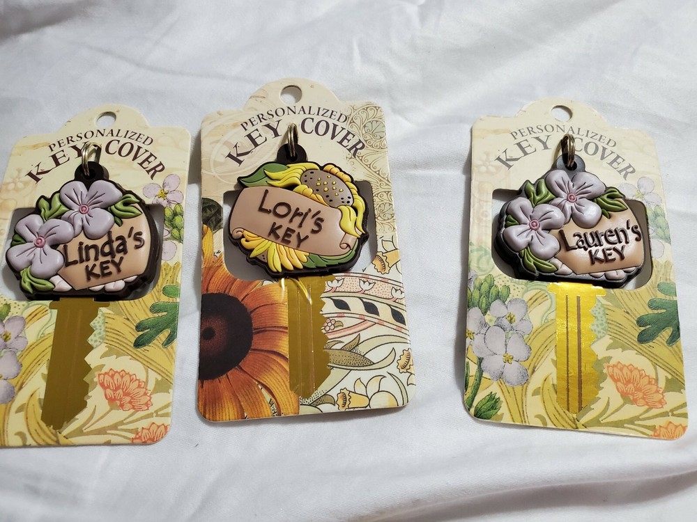 PERSONALIZED KEY COVERS NAMES THAT START WITH L,P ,M & V