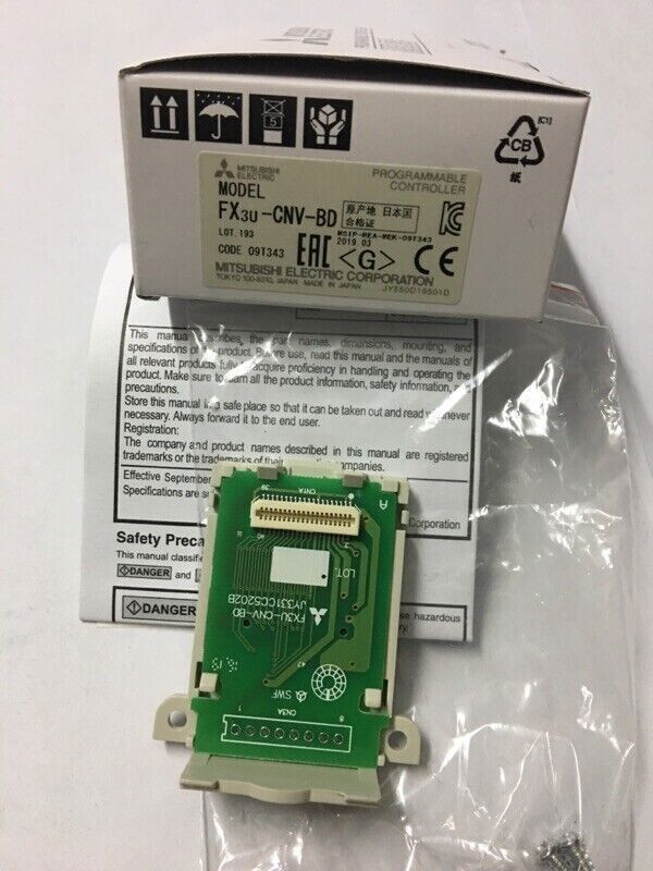 1PC New Mitsubishi FX3U-CNV-BD PLC Module Free Ship FX3UCNVBD #US