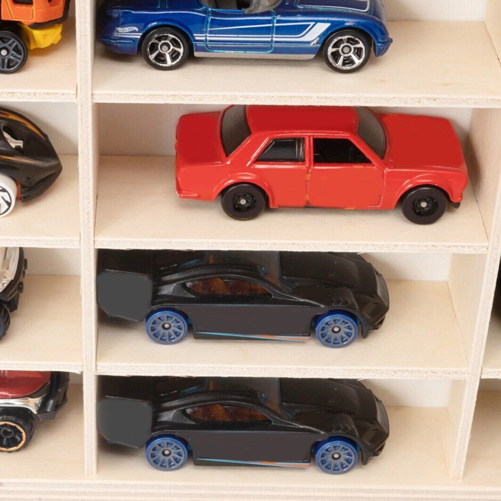 80Grid Model Car Diecast Display Case Storage Rack Wall Mount Rack 1:64 Scale