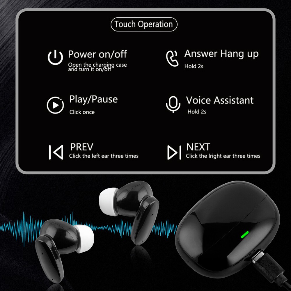 Wireless Bluetooth Translator Earbuds Real Time Translator Device 144 Languages