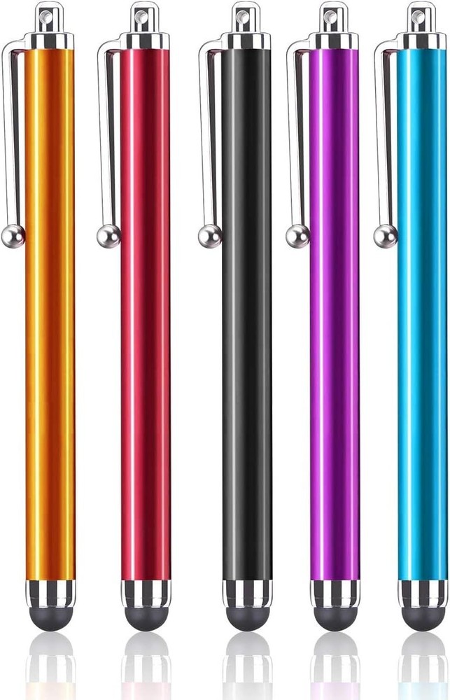 Assorted Colors Stylus Pen Universal Touch Screen Capacitive 5 Pack