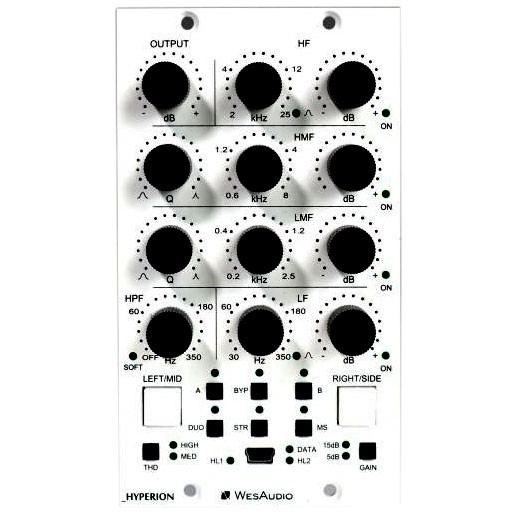 WesAudio Hyperion 500 Series Parametric EQ (Demo / Open Box)