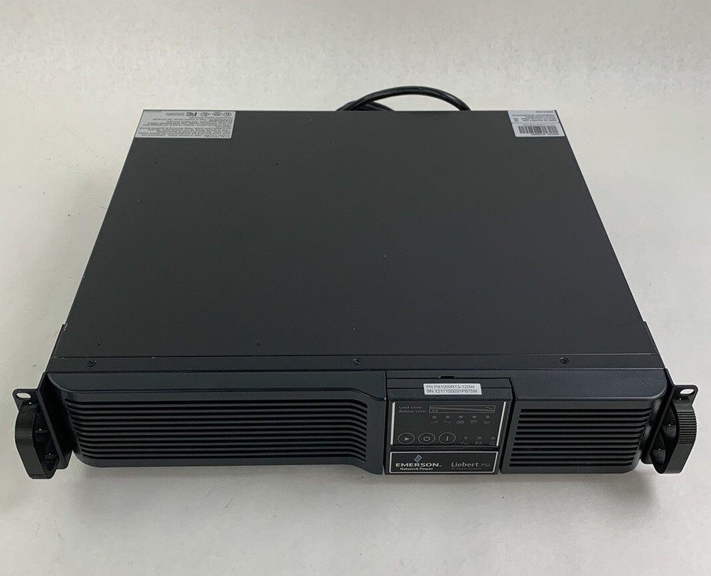 Liebert PS1000RT3-120W 1000VA 2U Line-interactive UPS System No Batteries