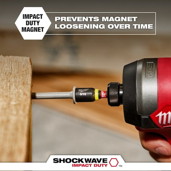 Milwaukee Tool 49-66-4608 Nutsetter, L:2 9/16", Socket:8Mm