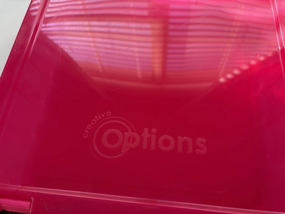 Creative Options Stackable Craft Storage Containers Set