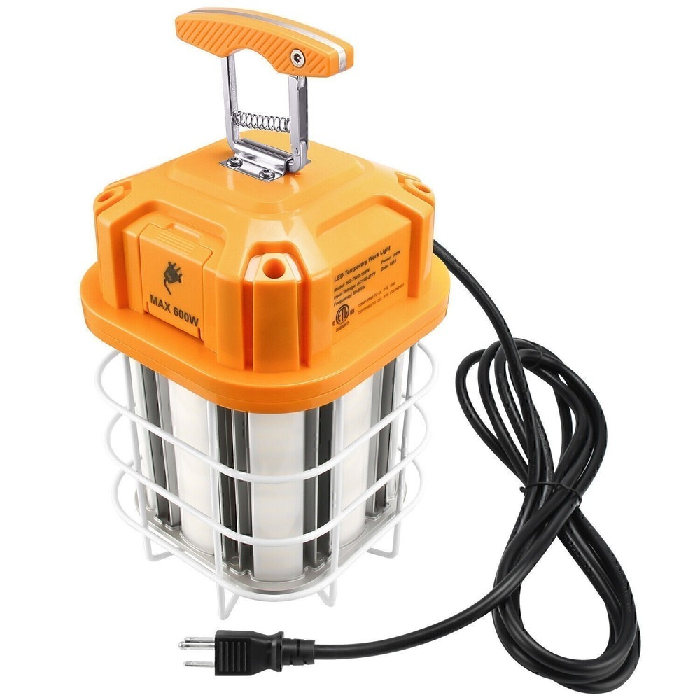Led Temporary Work Light 100W, Linkable Warehouse High Bay Construction Lights