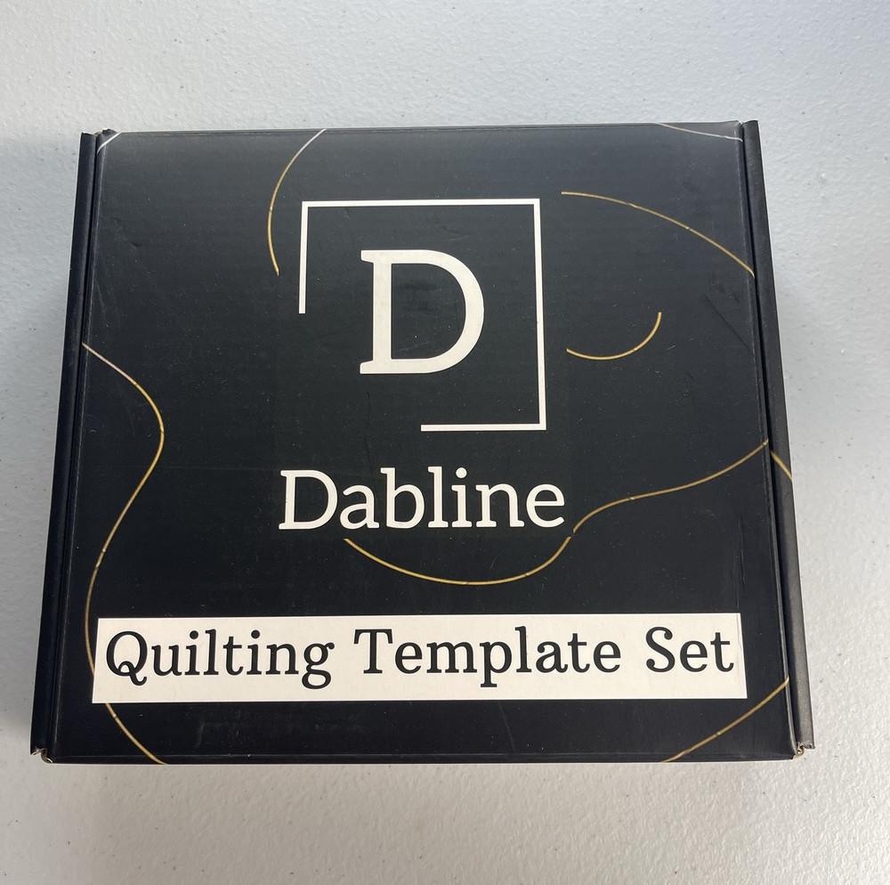 Dabline Quilting Template Set with Quilting Guide & Multiple Acrylic Templates
