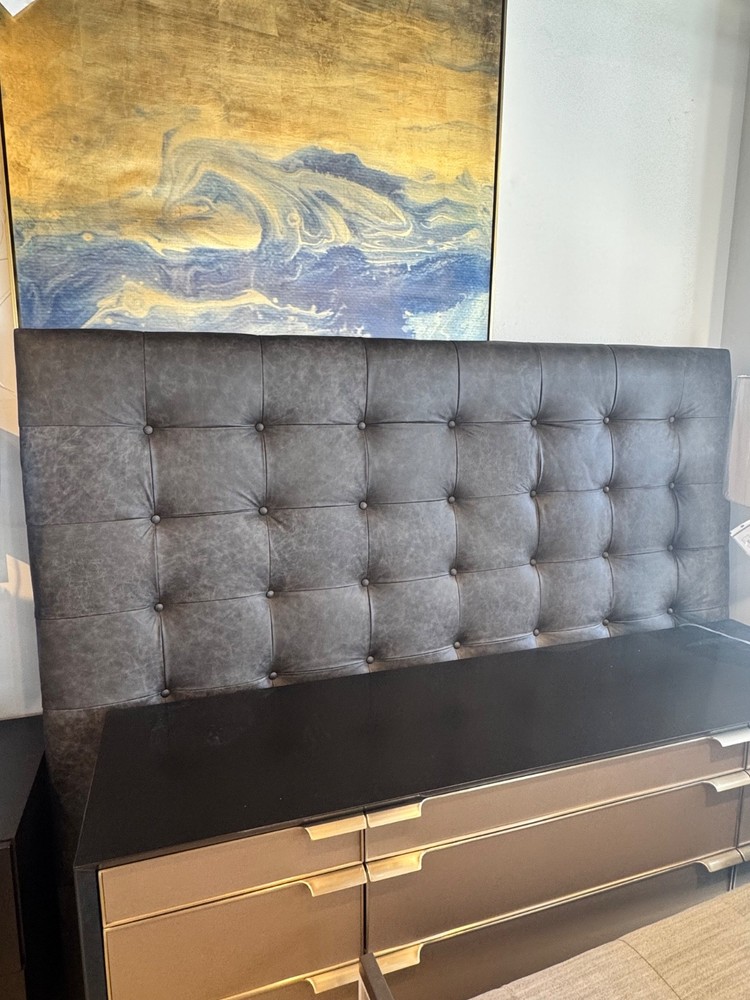 Bernhardt Avery Leather King Bed