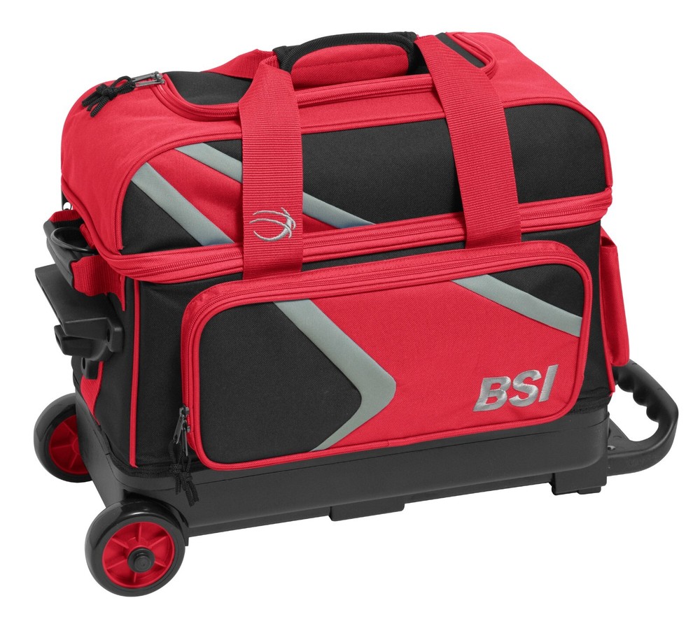 BSI Dash 2 Ball Roller Bowling Bag Red