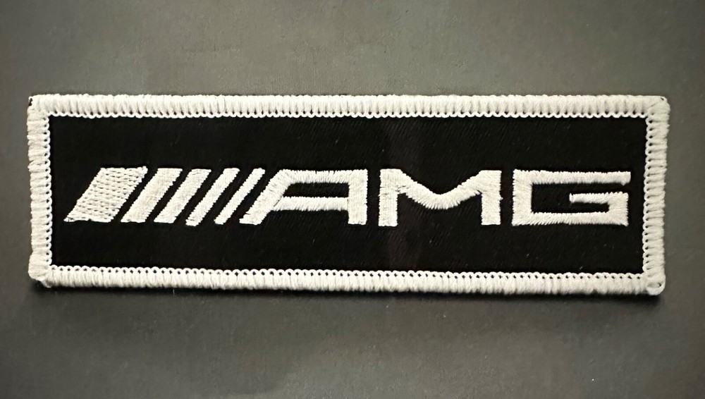 FABULOUS AMG EMBROIDERED IRON-ON PATCH...
