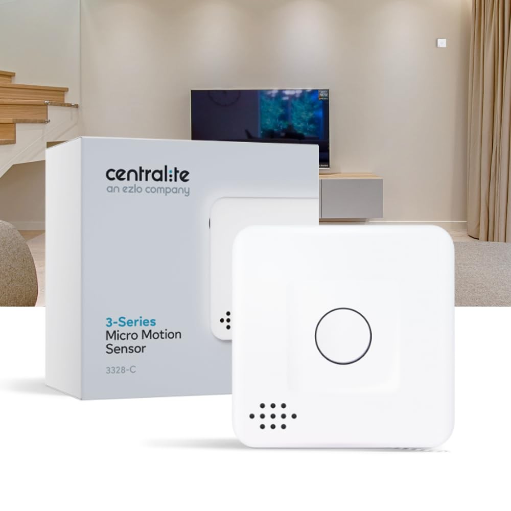 by Ezlo Micro Motion Sensor - Home Automation and Security - Lighting Scenes,...