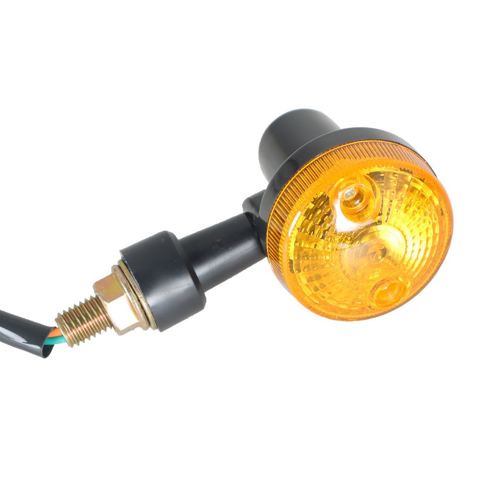 4PCS/Set MotorcycleTurn Signal Indicators Blinker Amber Light Bulb Universal