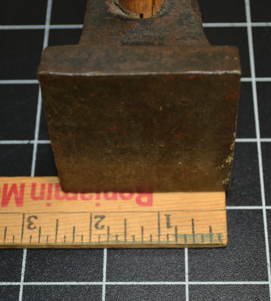 ATHA - 2 1/2" - BLACKSMITH SQUARE FLATTER HAMMER - ALL ORIGINAL WITH HANDLE