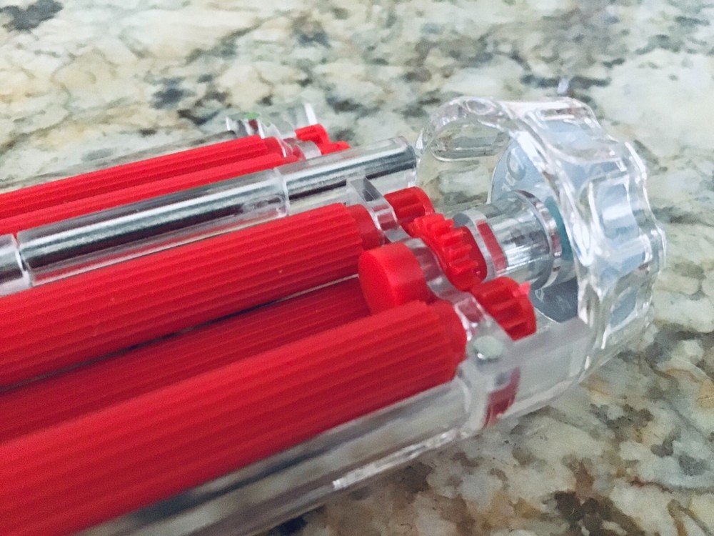 Cigarette Rolling Machine, Modern NO MESS Easy to Use King Size!- Red Color