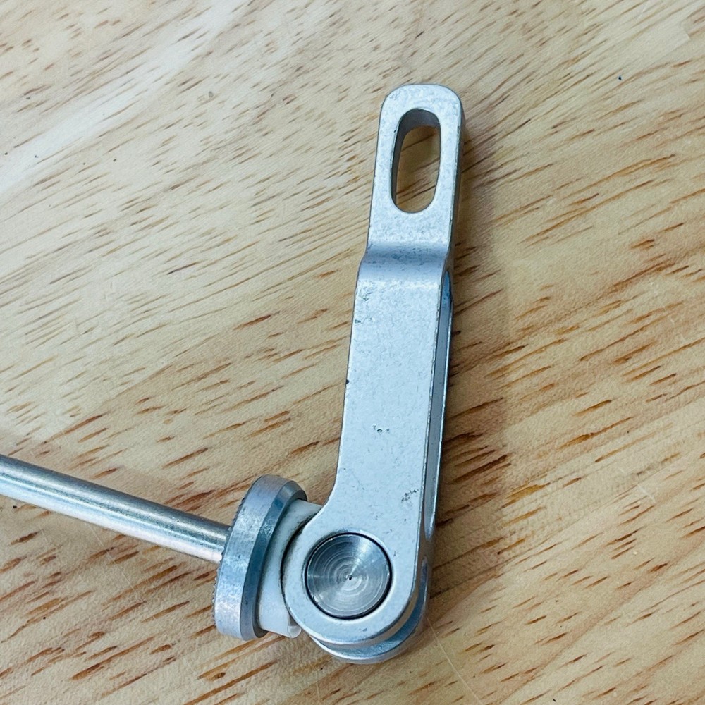 Titanium Axle Front Quick Release Skewer 100mm Silver Hollow Handle 40g