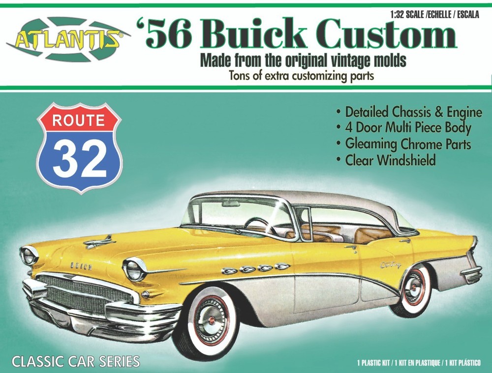 1956 Buick Custom 1/32 scale Atlantis Models