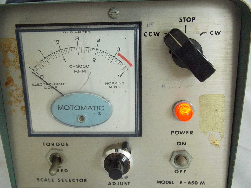 EC MOTOMATIC E-650-M MOTOR CONTROLLER