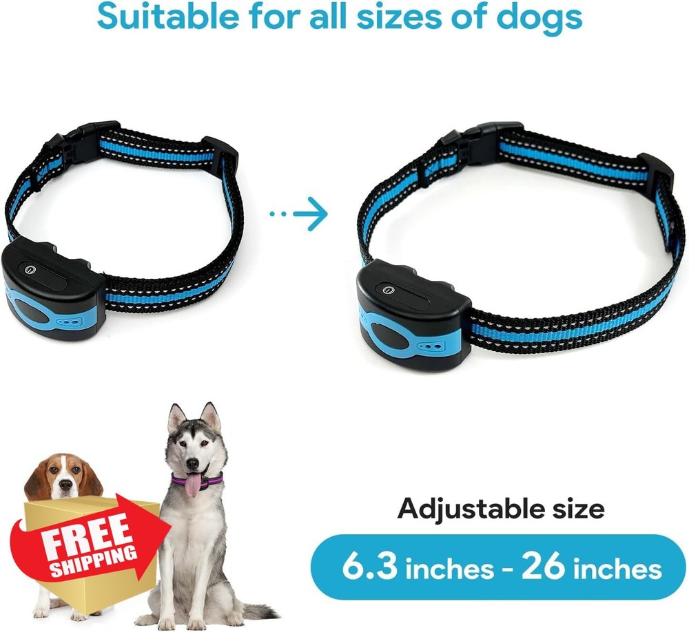 Dog Shock Collar Replacement Strap 2 Pack Blue Orange E Collar