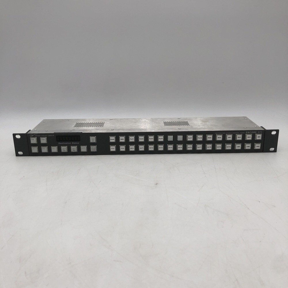 USED Grass Valley - Encore BPS Control Panel POWERS ON AS IS READ C