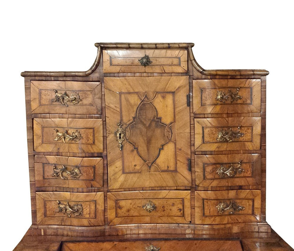Eighteenth Century German Baroque Walnut Desk