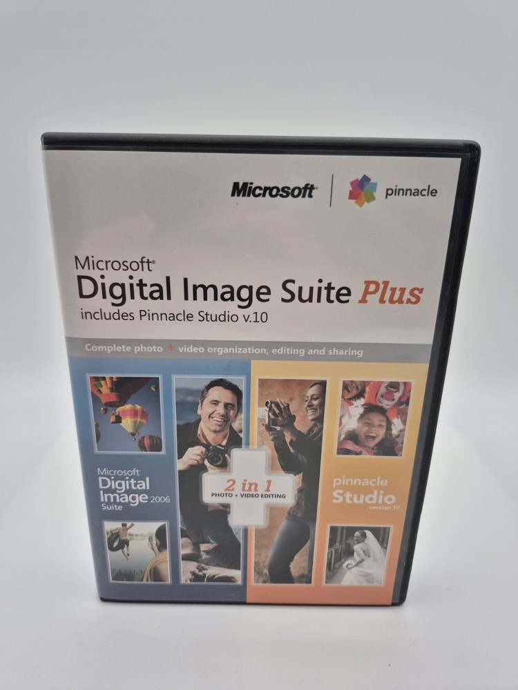 Microsoft Digital Image Suite 2006 For Windows with Pinnacle Studio V.10