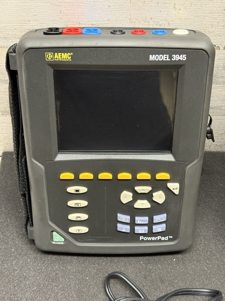 AEMC 3945-B POWERPAD 3-PHASE POWER QUALITY ANALYZER NICE