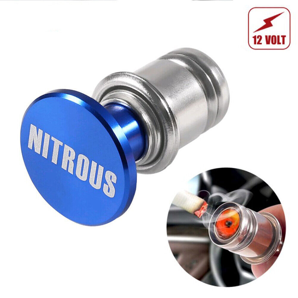 FIRE MISSILE EJECT Car Cigarette Lighter Replace Dustproof Plug Cover Aluminum