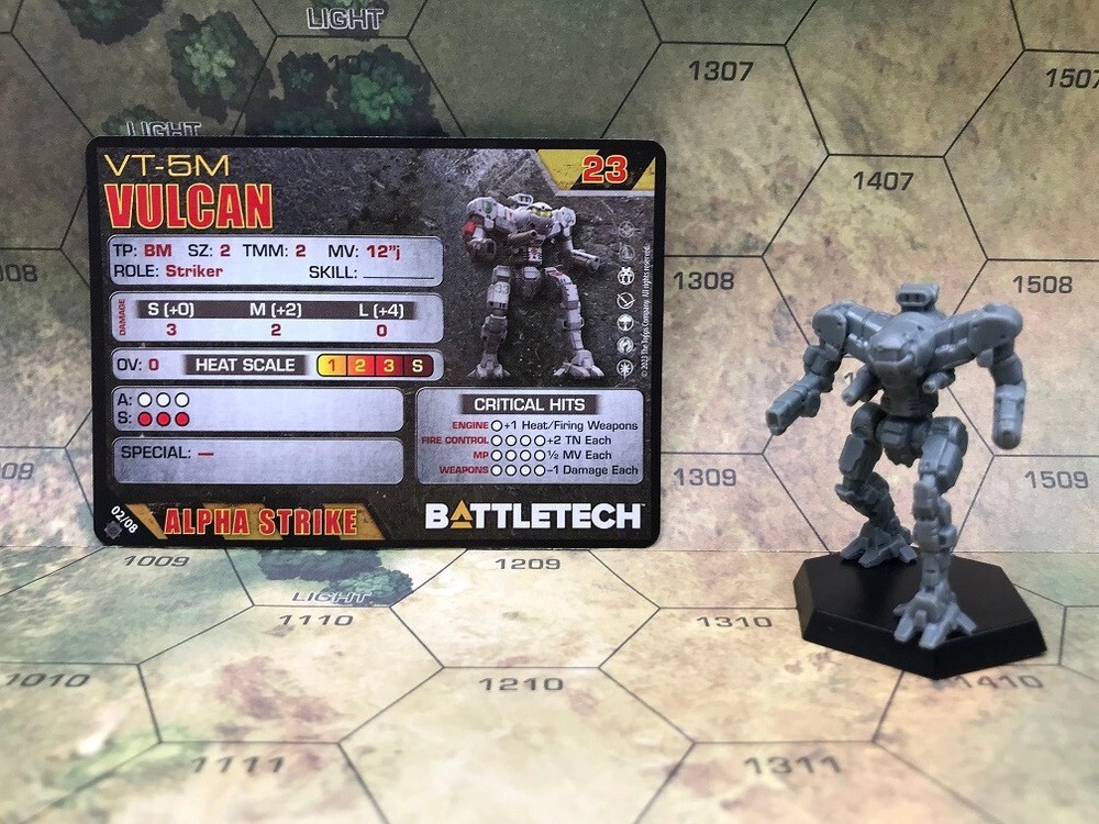 BattleTech Vulcan Medium Mech (CGL New Sculpt)