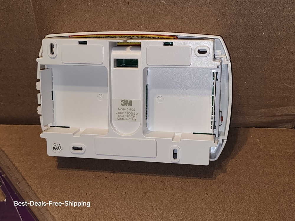 FILTRETE 3M22 7-DAY PROGRAMMABLE THERMOSTAT ENERGY SAVING HOME & AWAY BUTTON
