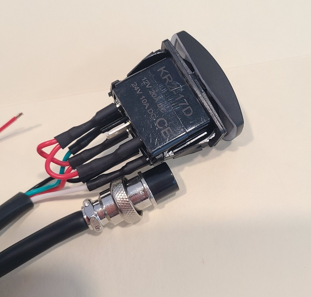 Winch Harnes with Rocker Switch