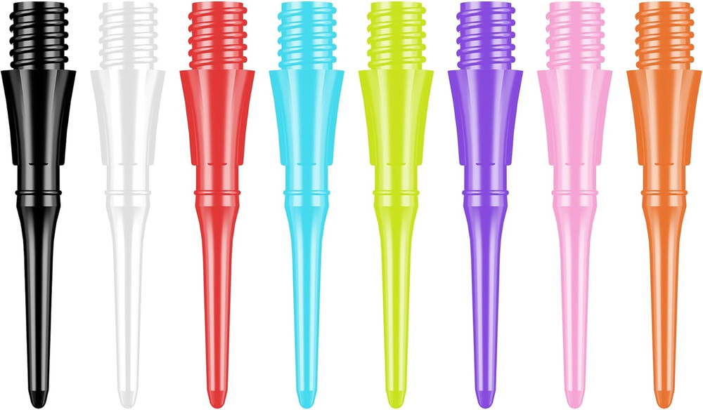 2BA Thread Soft Tip Dart Points - Plastic Dart Tips - 100/1000 Pack Premium Repl