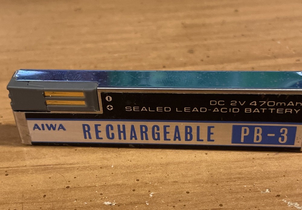 Aiwa Rechargeable Battery PB-3 OEM Untested