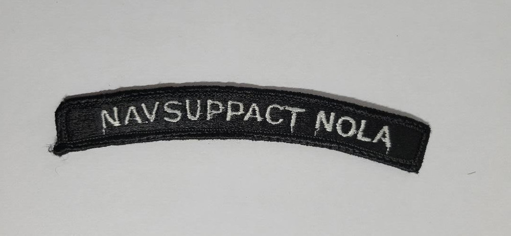 US Navy NAVSUPPACT NOLA Former Naval Support Activity Segment Patch