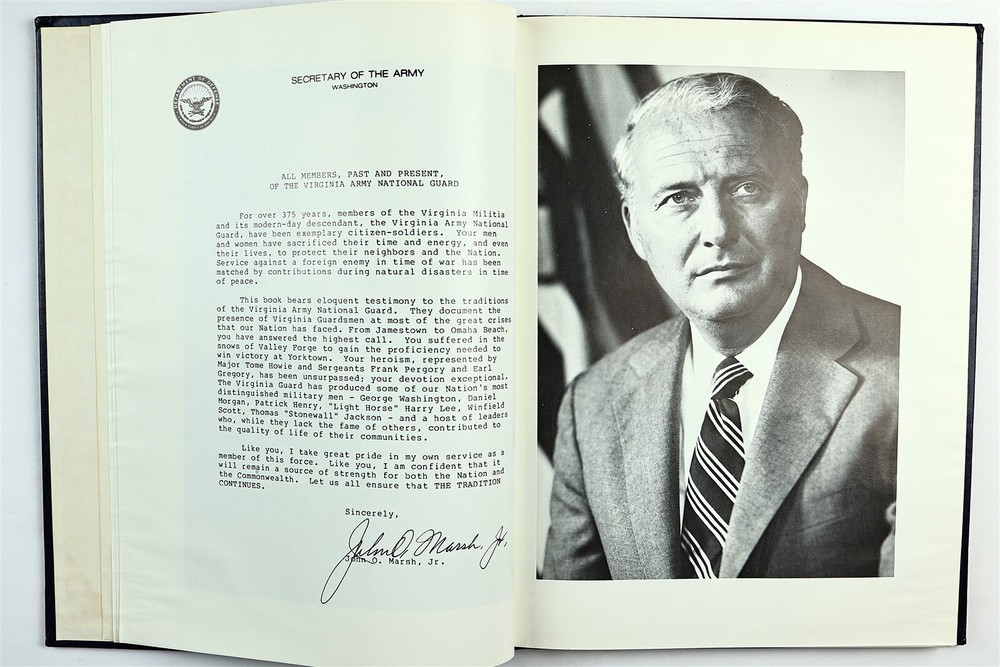 Virginia National Guard 1985 Unit History Book