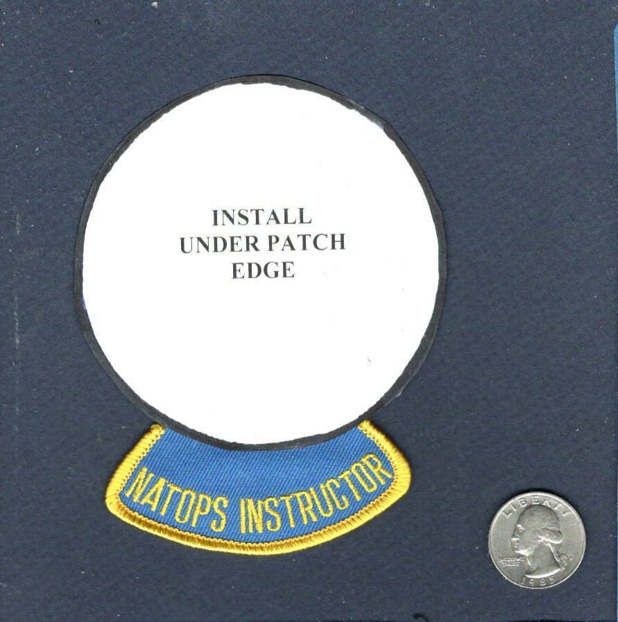 NATOPS INSTRUCTOR US Navy Squadron Crew Flight Safety Training Add Patch Tab